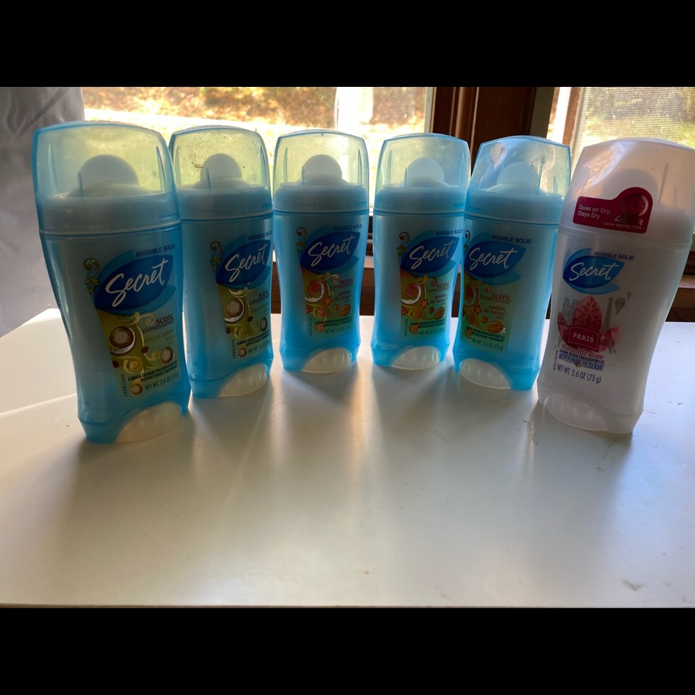 6 new secret deodorants